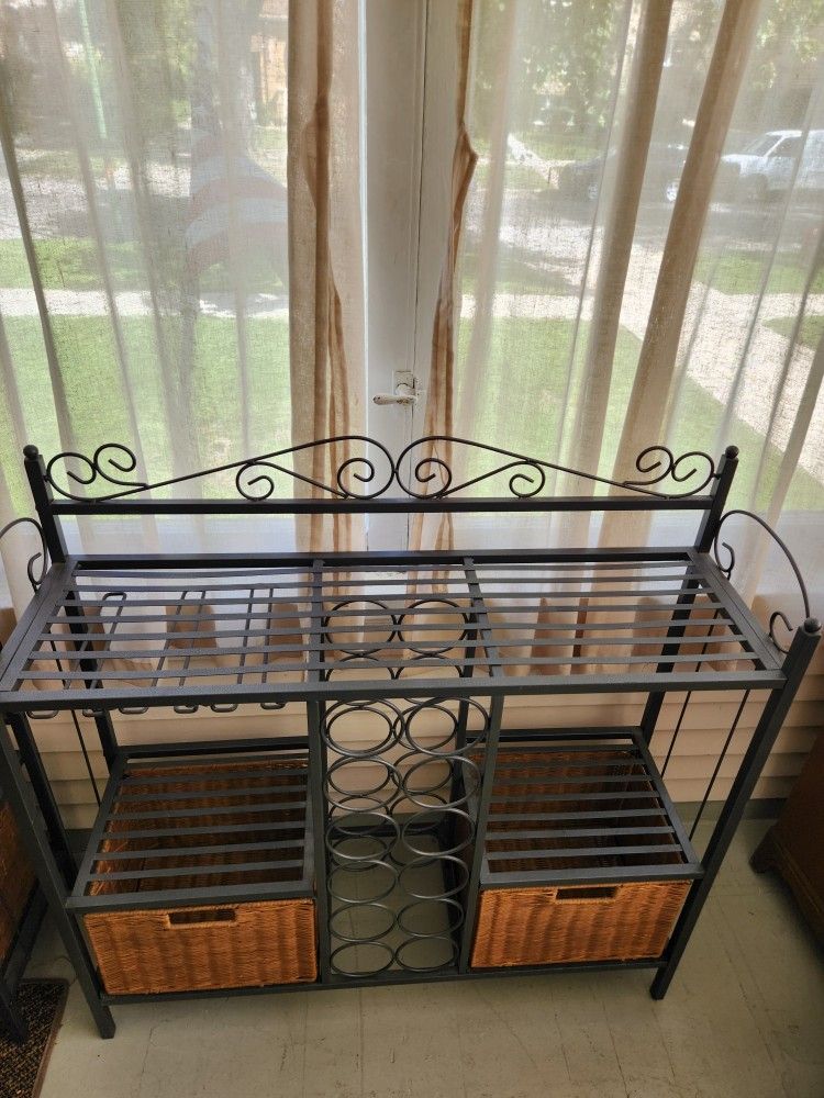 Matching Self And Wine Rack