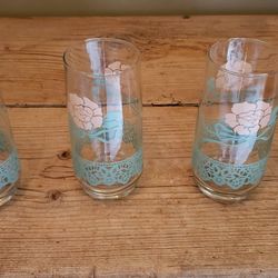 4 Vintage Glasses