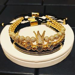 THEKINGBRACELETS GOLD BRACELETS