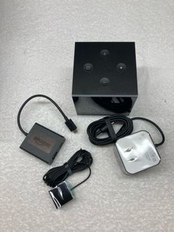 Amazon Fire TV Cube (WiFi 5) with Alexa Voice Remote - NEW, OPEN BOX