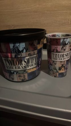 Taylor Swift tour bucket and cup