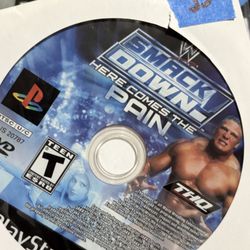 WWE Smack Down Here Comes The Pain Ps2