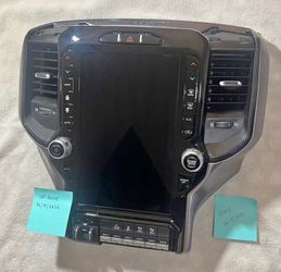 2022-2024 OEM Ram TRX/1500 12" Display Uconnect 5 UBQ NAV with Wireless Apple CarPlay/Android