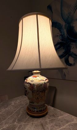 Japanese Satsuma Table Lamp