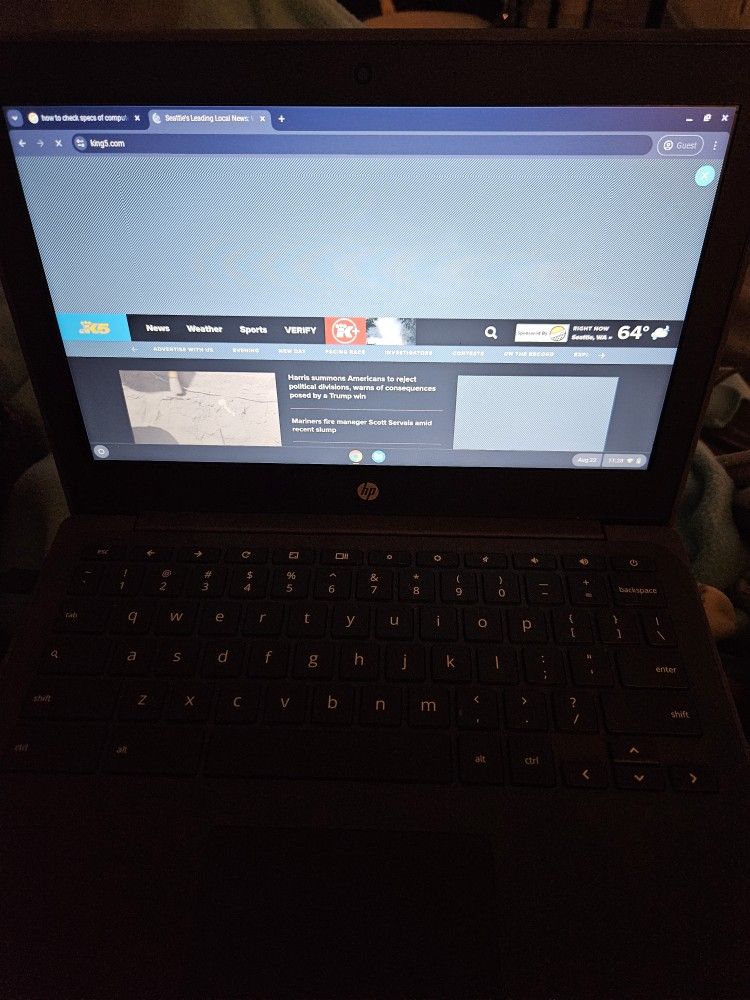 HP CHROMEBOOK 11 G8 - Education Edition - 11.6'' - CELERON N4020 - 4 GB RAM - 32 GB EMMC
