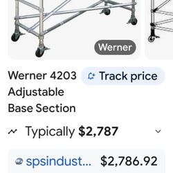 Werner Aluminium Narrow With Platform 