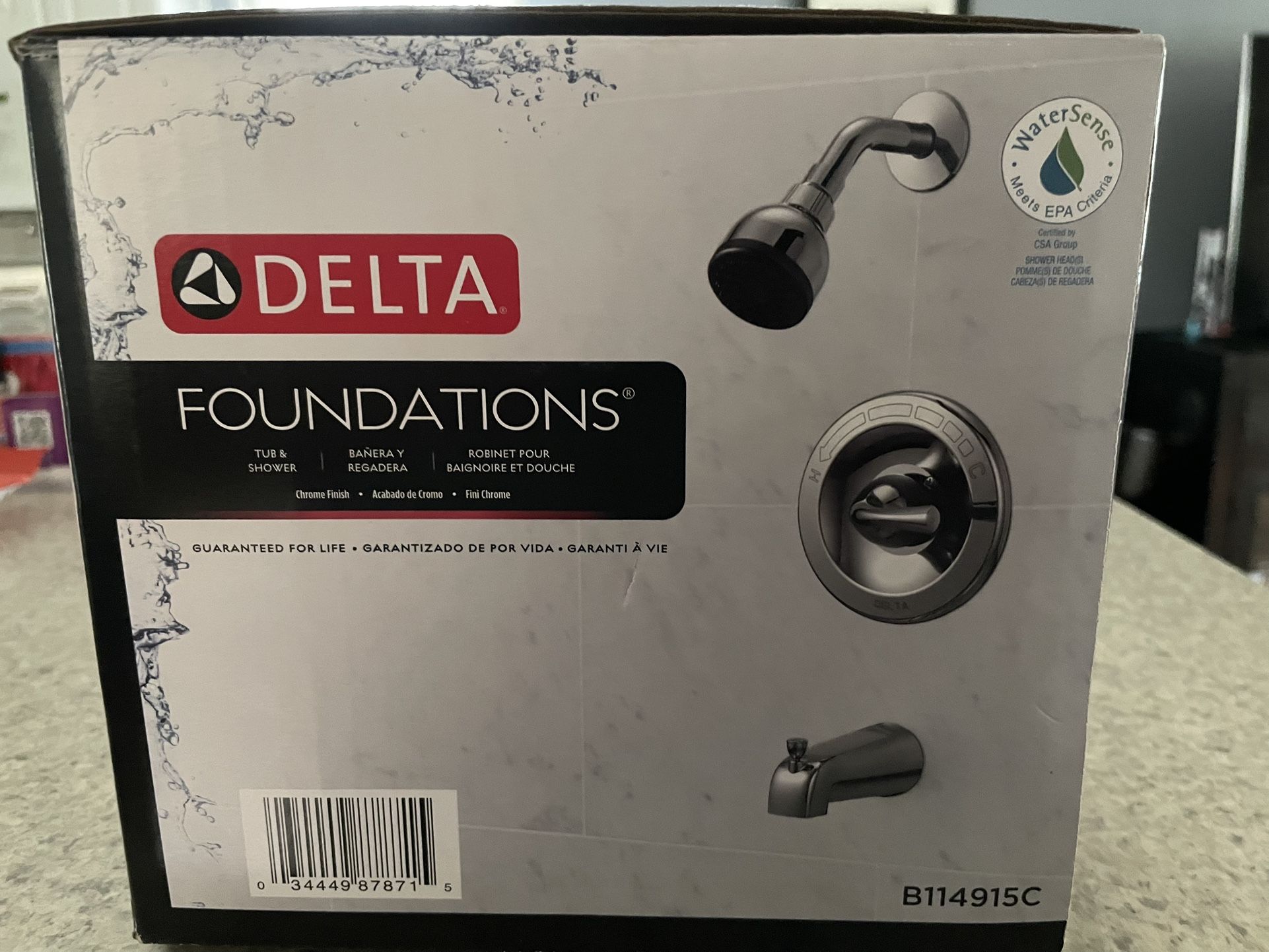Delta Foundations Tub and Shower Faucet