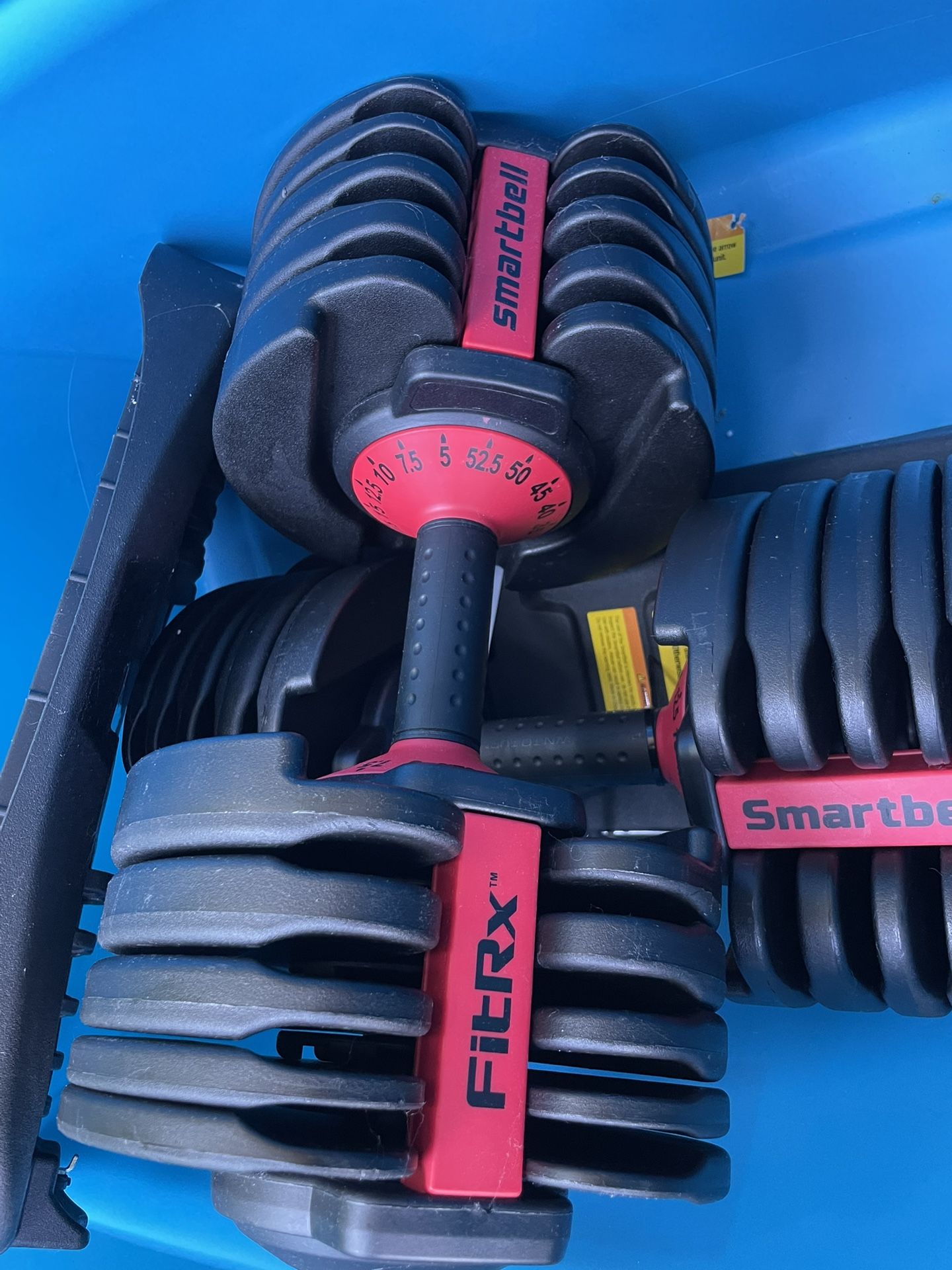 Smartbell Dumbbells (FitRX) 5-52.5 lbs
