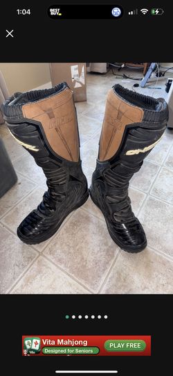 Motorcycle Boots O’Neal Size 12