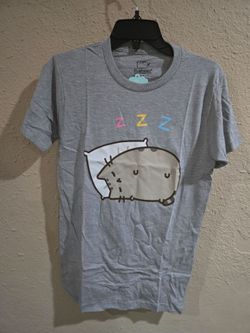 Pusheen The Cat Bed Time ZZZ PUSHEEN T-Shirt NWT Licensed & Official, small