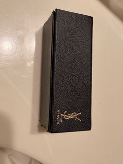 NWT Yves Saint Laurent Luxury Lipstick Holder Organizer Yves Saint Laurent black leather box with gold logo #luxury #designer