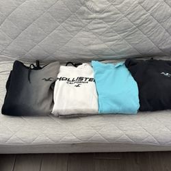 4 Hollister Hoodies
