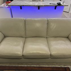 Costco Leather Couch In Good Condition!