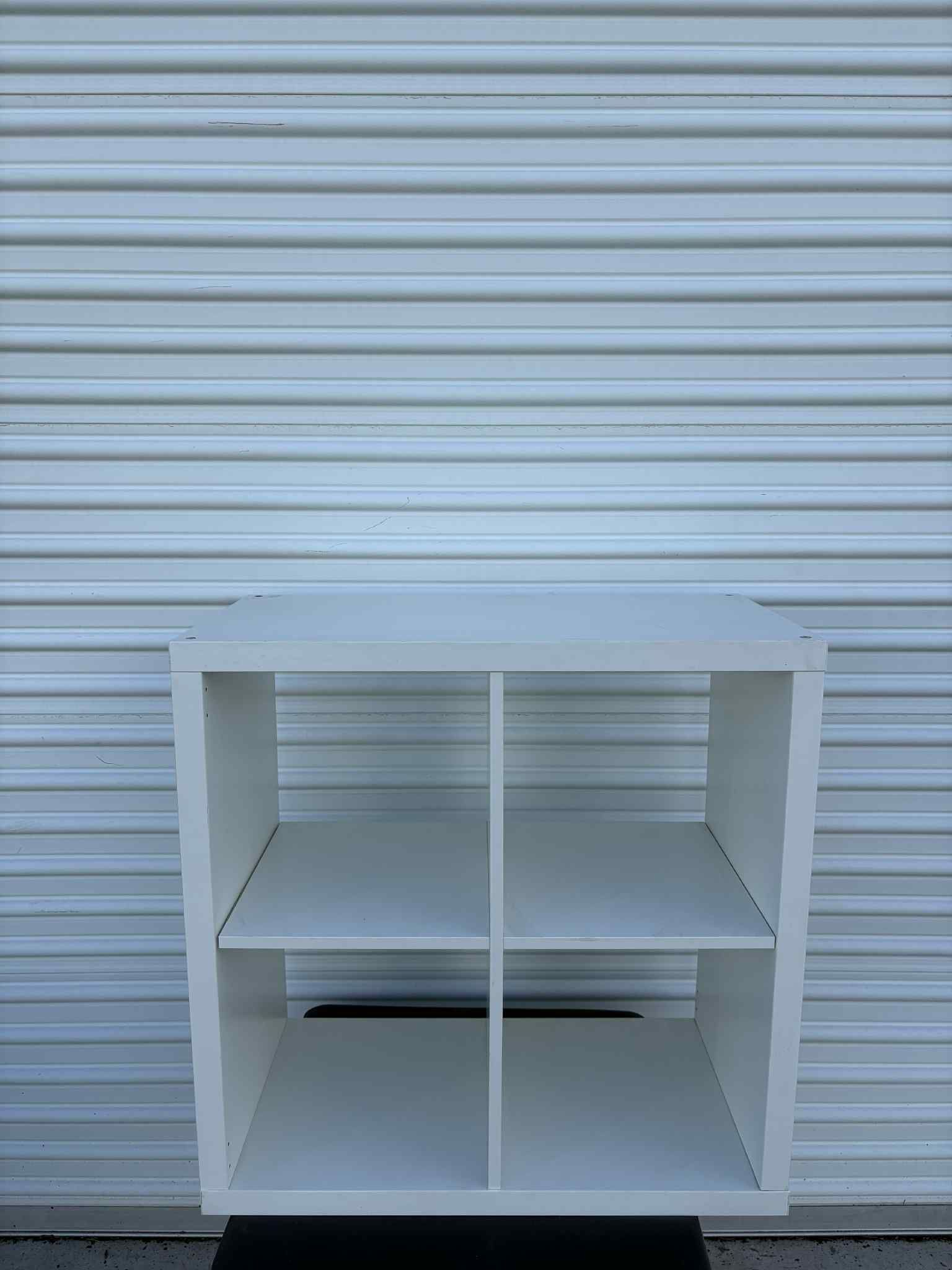 Open Floor Cabinet 4 Cube Storage Suitable for Kitchen, Living Room, Bedroom, etc. (White, 4) 30”x 30” x 15.5”