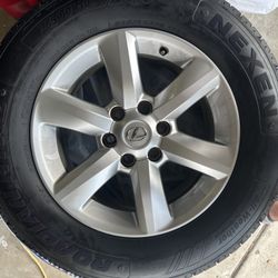 OEM Lexus gx460 Wheels And Tires 6x5.5 265/60/18