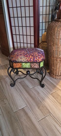Charming Bohemian vanity stool