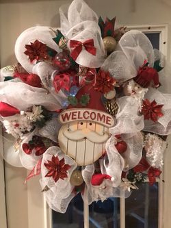Beautiful Christmas wreath.