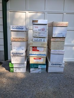Free used boxes for storage