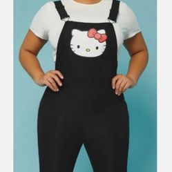New With Tags Hello Kitty Overalls 2XL