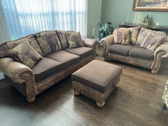 Couch, Love Seat & Ottoman