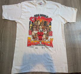 Vintage Chicago Bulls Back 2 Back 1992 Championship Shirt
