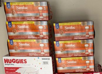 Similac formula 2oz sell or trade for Enfamil 12oz cans