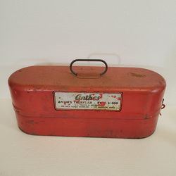 Vintage vehicle road flare smug pots kit