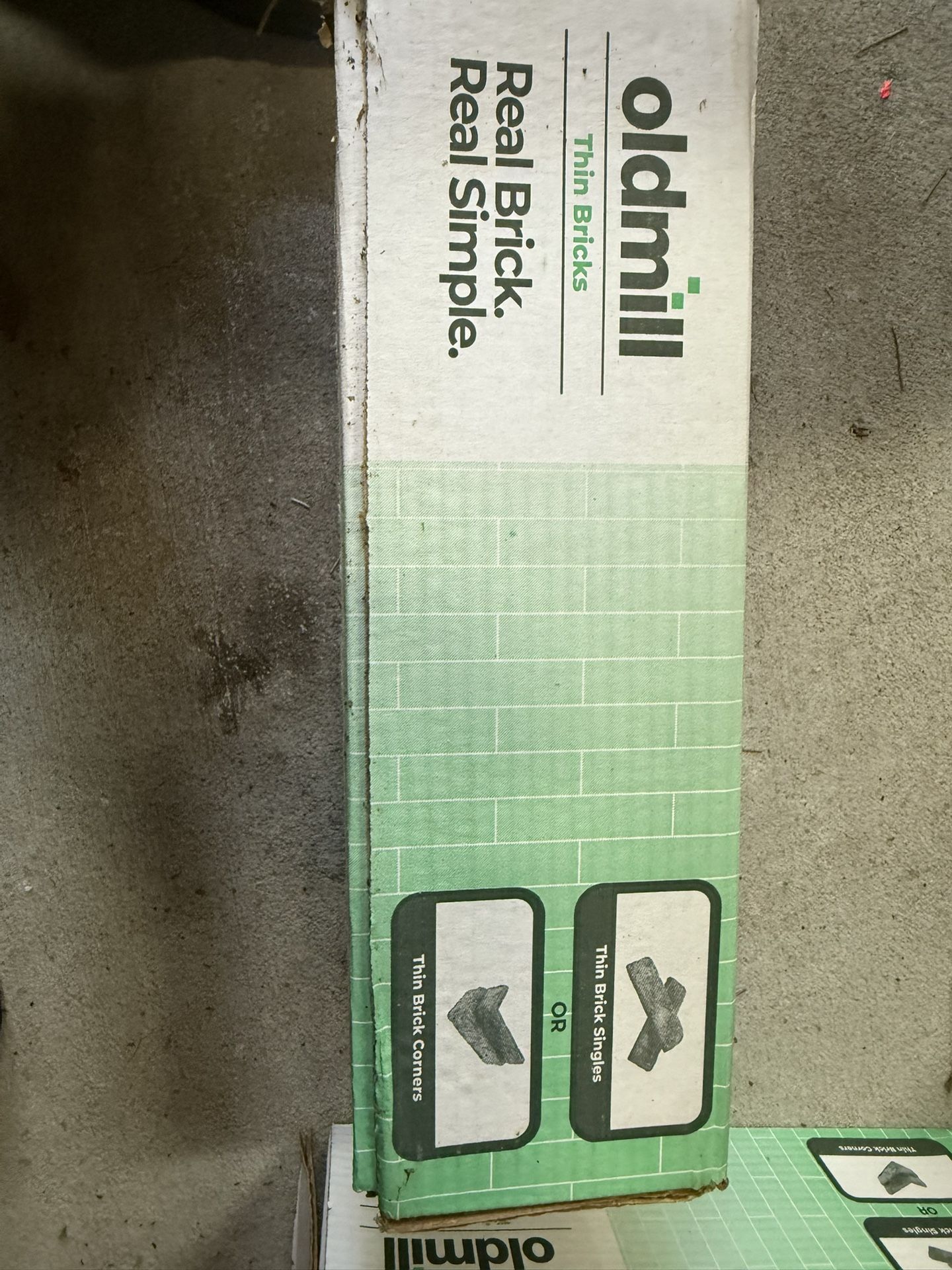 Brick Veneer 2 Boxes /Oldmill