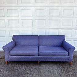 Blue Vintage MCM Sofa