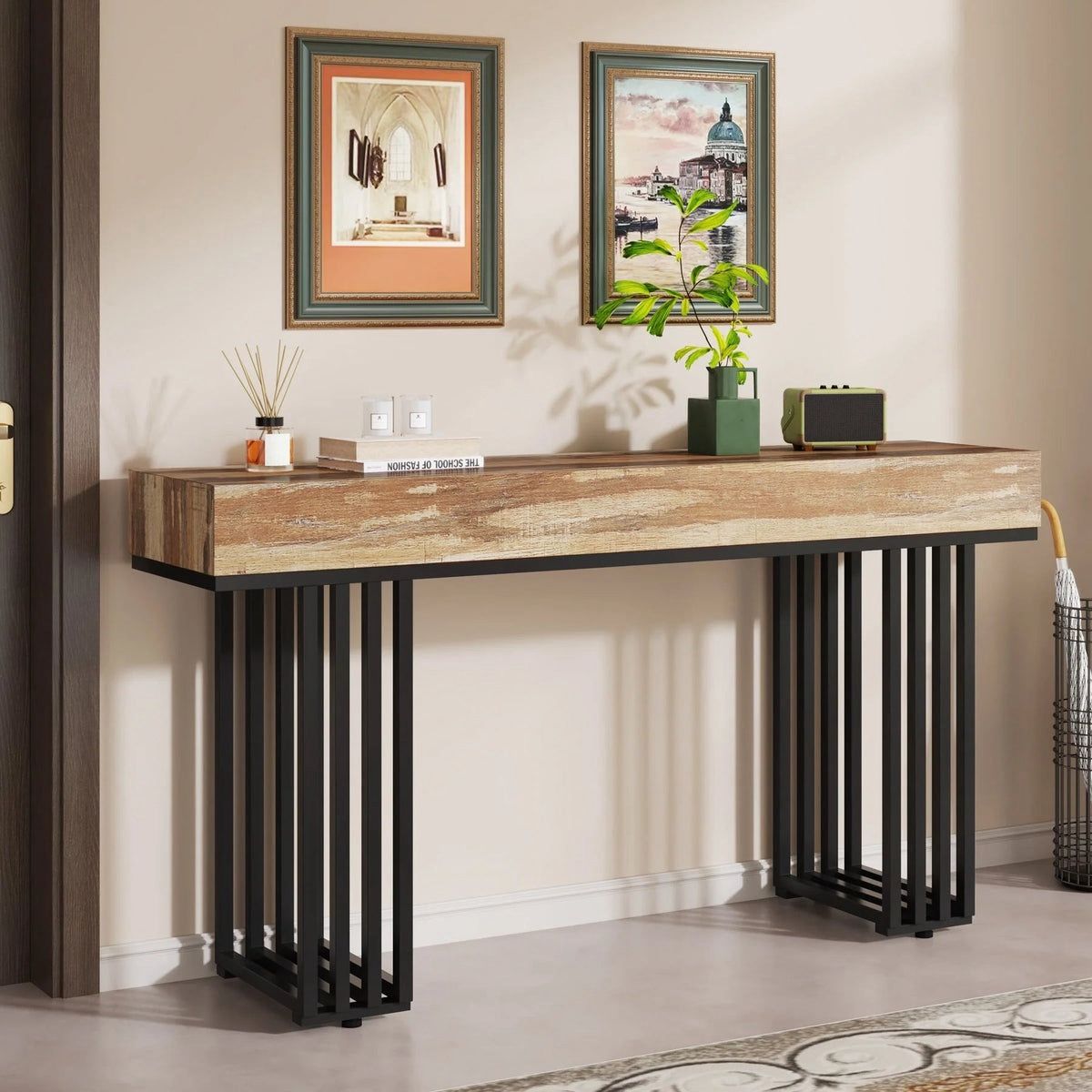 Entryway Console Table/ Mesa Consola De Entrada