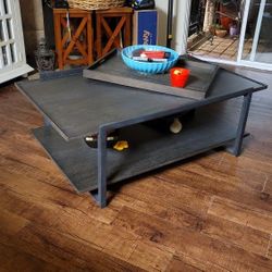 Rectangular Coffee Table With Trays 50x30x18