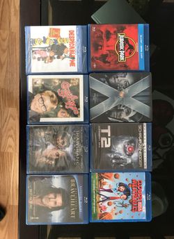 Blu Ray movies new unopened (see pic for titles)