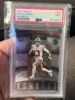 49ers 2022 Select Brock Purdy Number  PSA 9