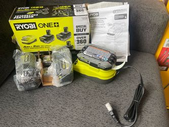 Ryobi ONE+ 18V Battery & Charger Starter Kit
