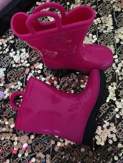 Botas de lluvia para niña size 7