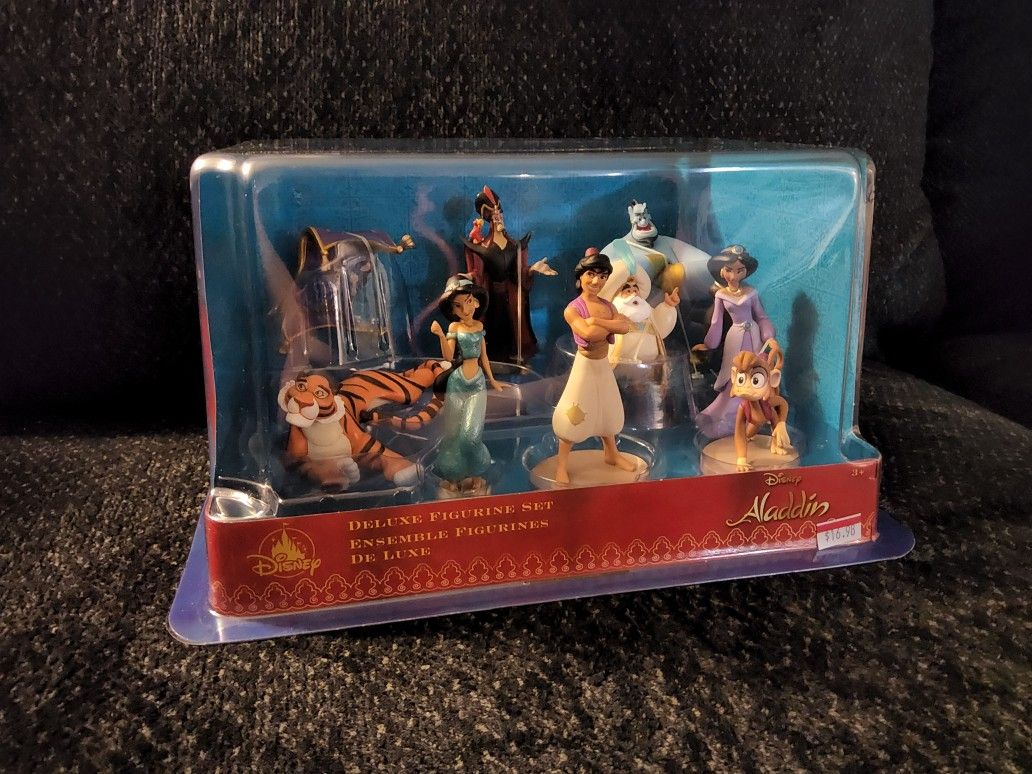 Disney Aladdin Exclusive 9-Piece PVC Figure Deluxe Play Set