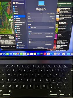 MacBook Pro 2021 M1 16” 16gb ram 512gb storage