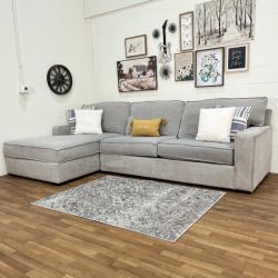 Gray Comfy Sectional Couch | Free Delivery! 🚛