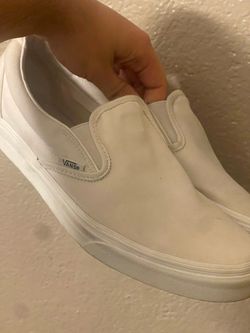 VANS - CLASSIC SLIP-ON SHOES | WHITE (CANVAS)