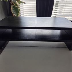 Heavy Wood Monitor Stand - 2 Tier Computer Monitor Riser Shelf, Wood Desktop Stand for Laptop Computer Screen, Desk Organization, Office Supplies