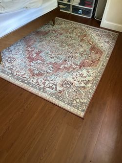 pink rug