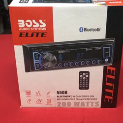 Boss Stereo CD Player Bluetooth