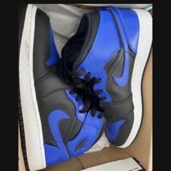 Jordan 1 Mid Royal Blue 6 Youth 