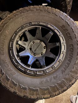 Wheels and tire