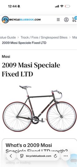 2009 Masi Speciale fixed LTD