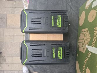 GREENWORKS LITHIUM BATTERIES
