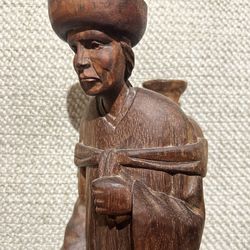 Wood Statue 11.5 Inches High