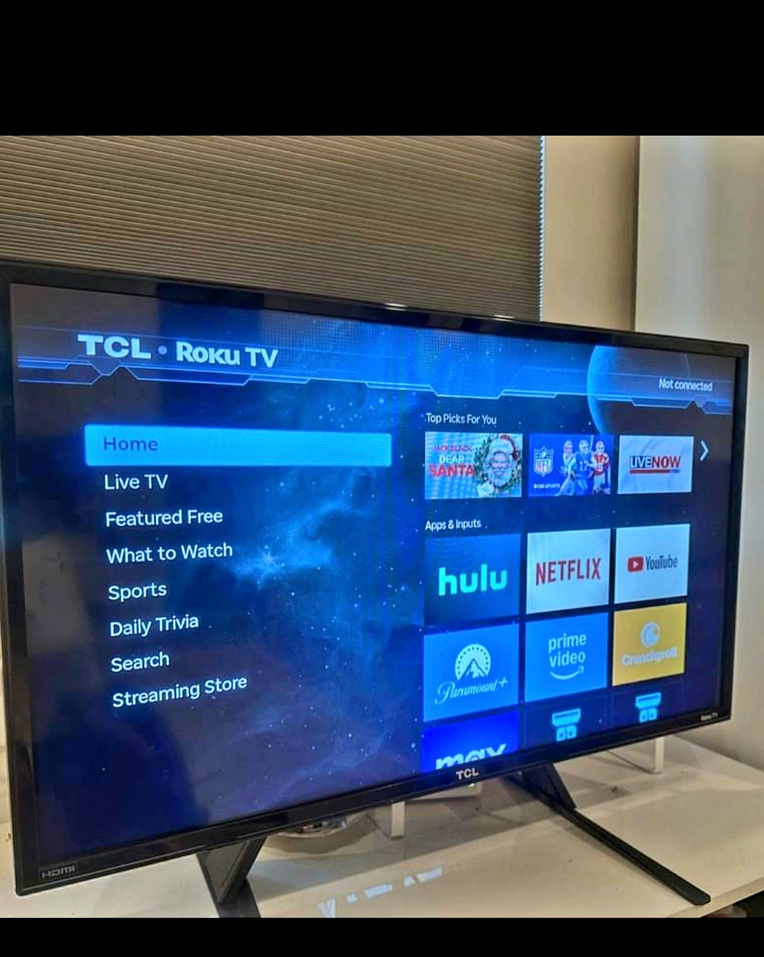 Roku Smart Tv 32’ With Remote