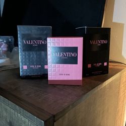 pink valentino and men’s cologne 80 each brand new sealed 