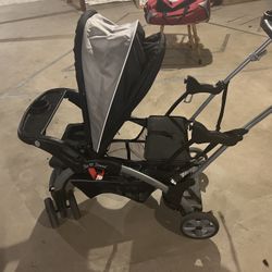 double Stroller For Baby And Toddler 
